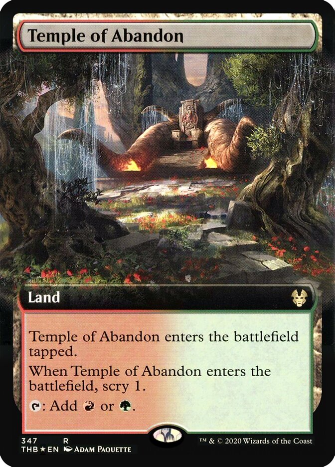 Templo do Abandono / Temple of Abandon - Magic: The Gathering - MoxLand