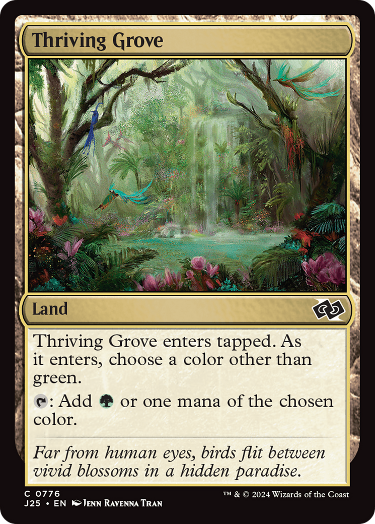 Arvoredo Vigoroso / Thriving Grove - Magic: The Gathering - MoxLand