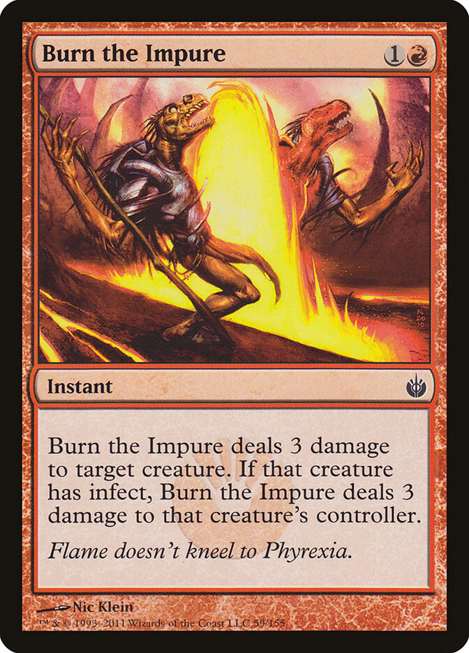 Queimar os Impuros / Burn the Impure - Magic: The Gathering - MoxLand