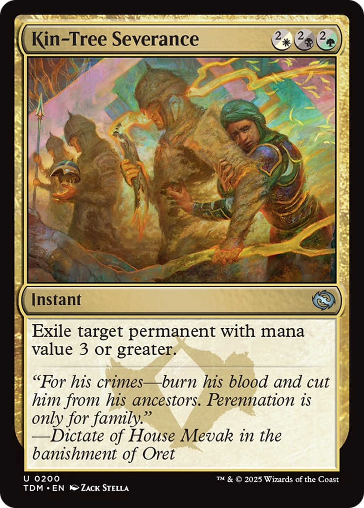 Cisão da Árvore de Família / Kin-Tree Severance - Magic: The Gathering - MoxLand