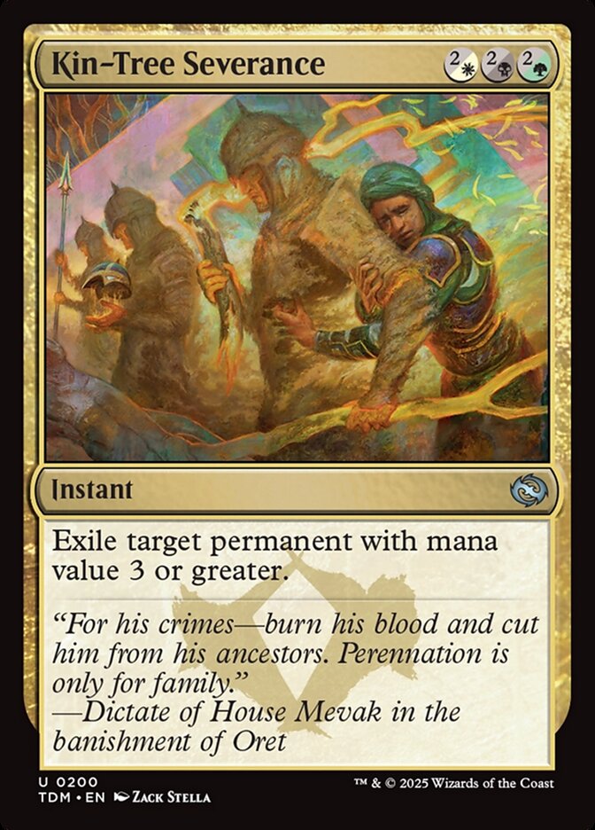 Cisão da Árvore de Família / Kin-Tree Severance - Magic: The Gathering - MoxLand