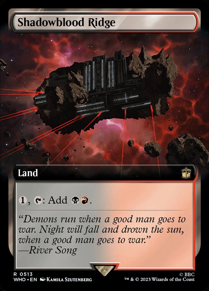 Serra de Sanguesombra / Shadowblood Ridge - Magic: The Gathering - MoxLand