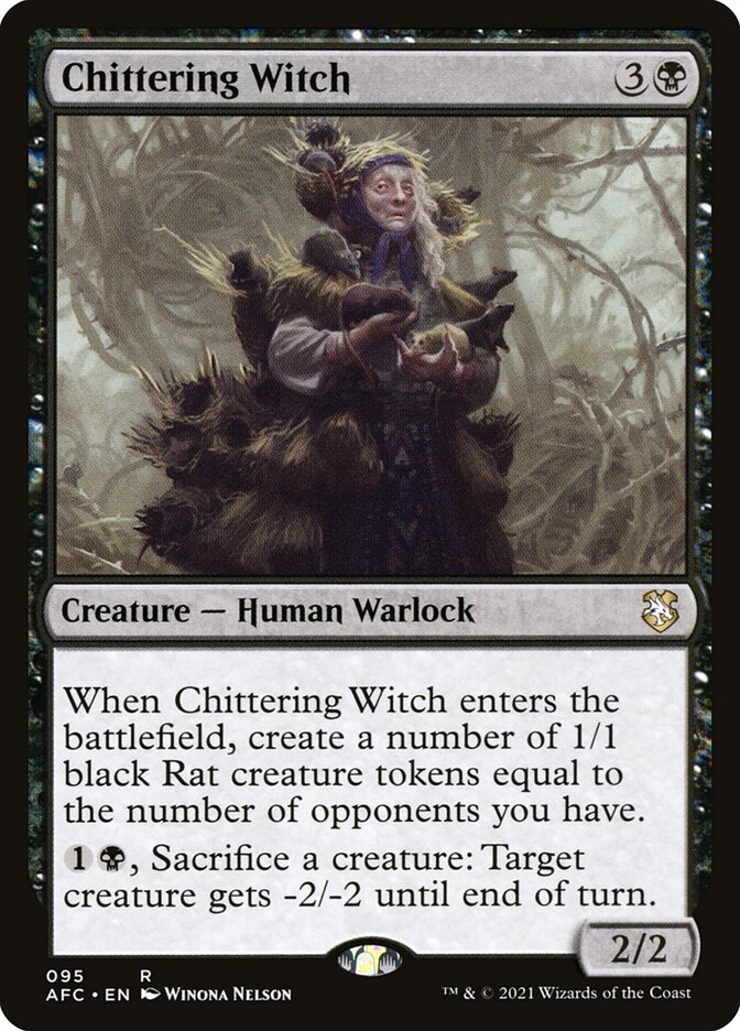 Bruxa Chiadora / Chittering Witch - Magic: The Gathering - MoxLand