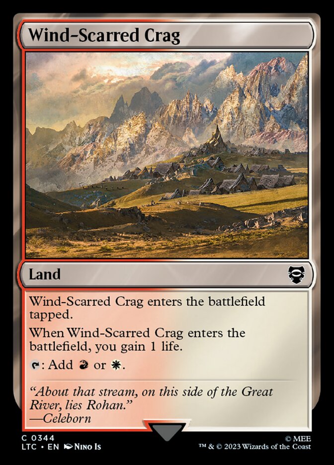 Penhasco Marcado pelo Vento / Wind-Scarred Crag - Magic: The Gathering - MoxLand