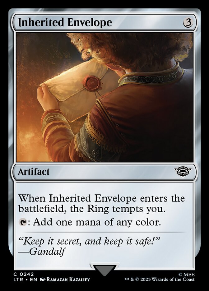 Envelope Herdado / Inherited Envelope - Magic: The Gathering - MoxLand