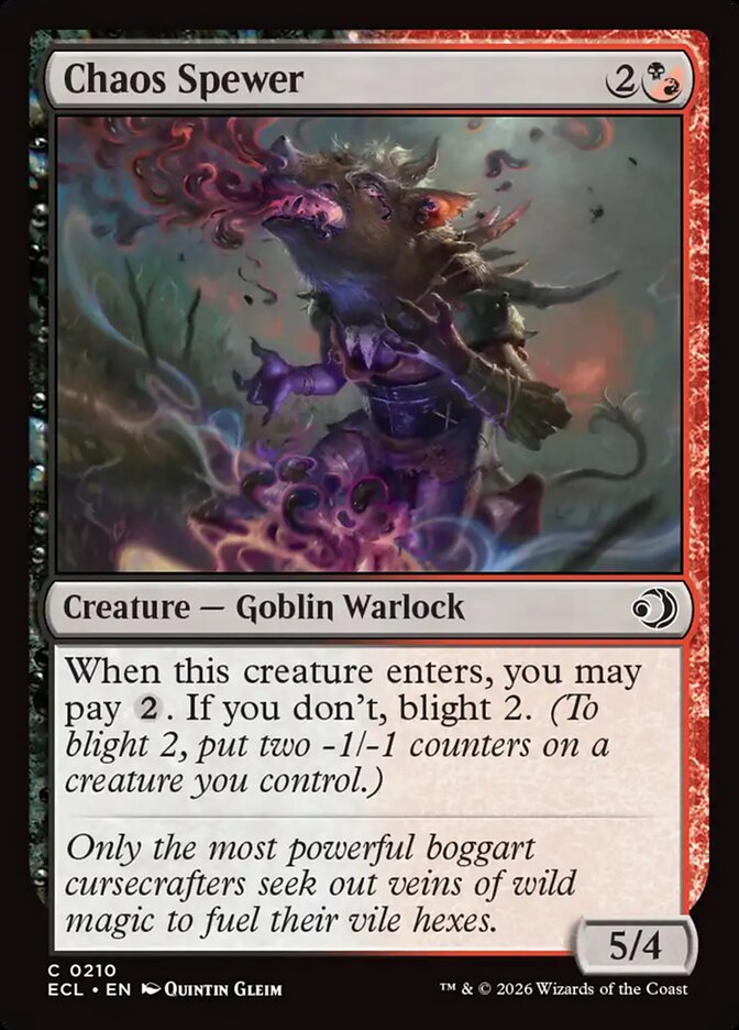 Disseminadora do Caos / Chaos Spewer - Magic: The Gathering - MoxLand