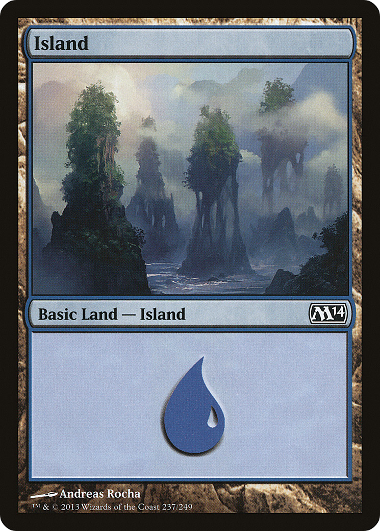 Ilha / Island - Magic: The Gathering - MoxLand