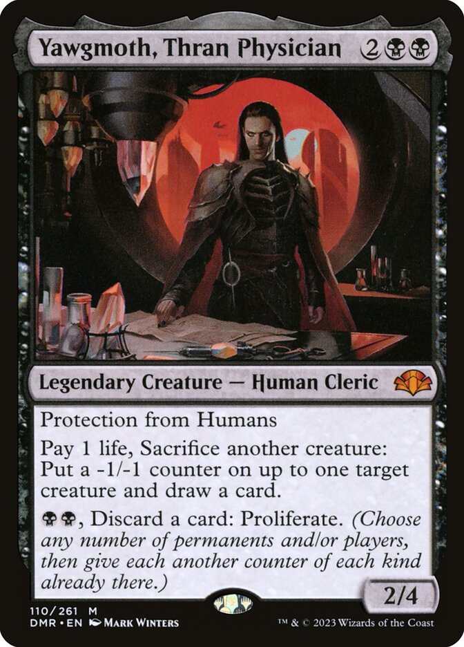 Yawgmoth, Médico de Thran / Yawgmoth, Thran Physician - Magic: The Gathering - MoxLand