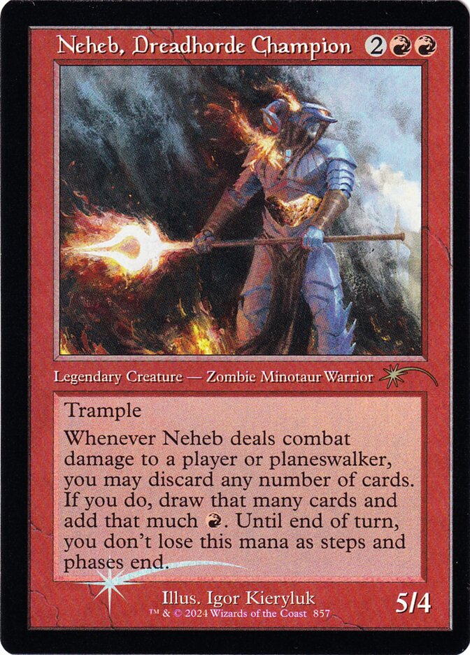 Neheb, Capitão da Horda Medonha / Neheb, Dreadhorde Champion - Magic: The Gathering - MoxLand