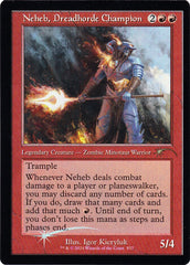 Neheb, Capitão da Horda Medonha / Neheb, Dreadhorde Champion - Magic: The Gathering - MoxLand