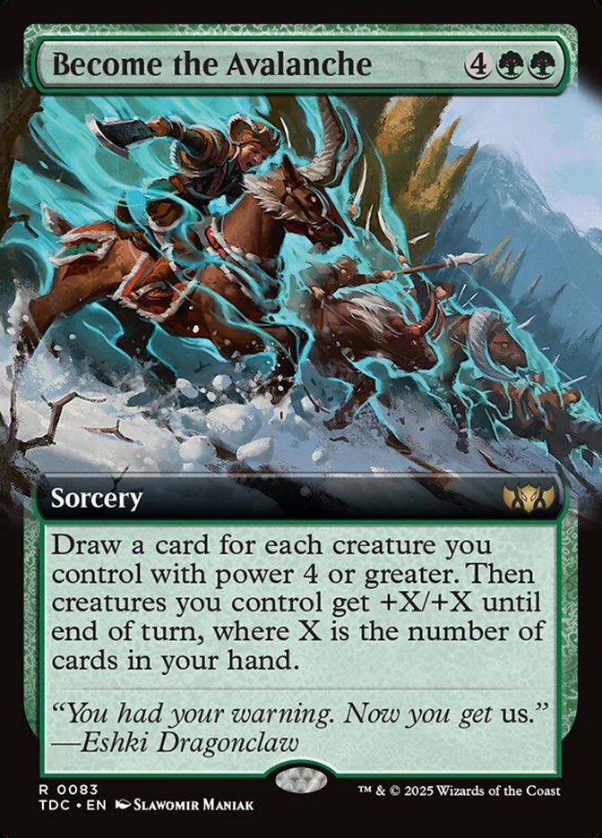 Become the Avalanche - Magic: The Gathering - MoxLand