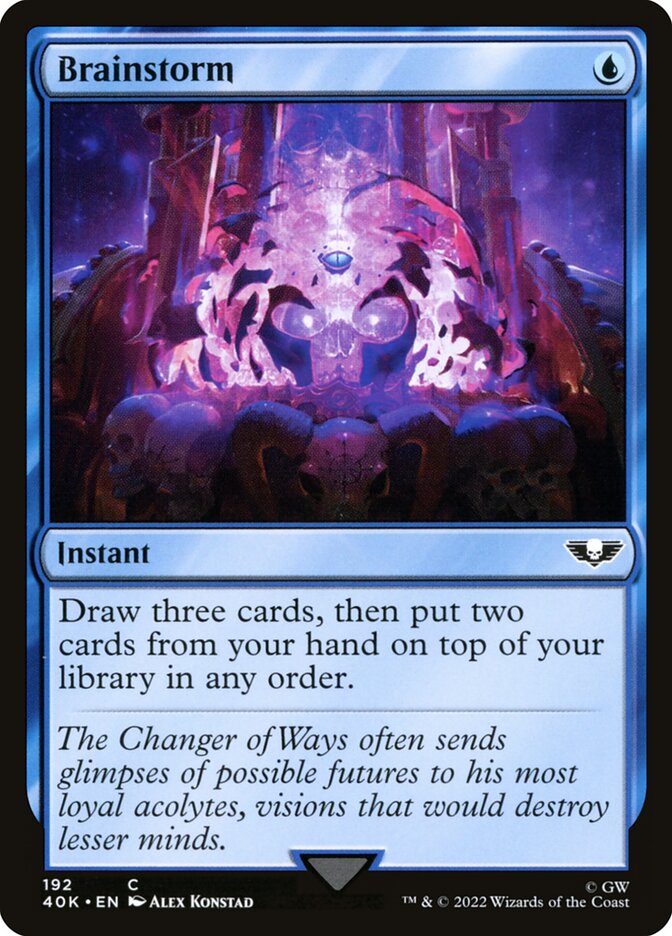 Tempestade Cerebral / Brainstorm - Magic: The Gathering - MoxLand