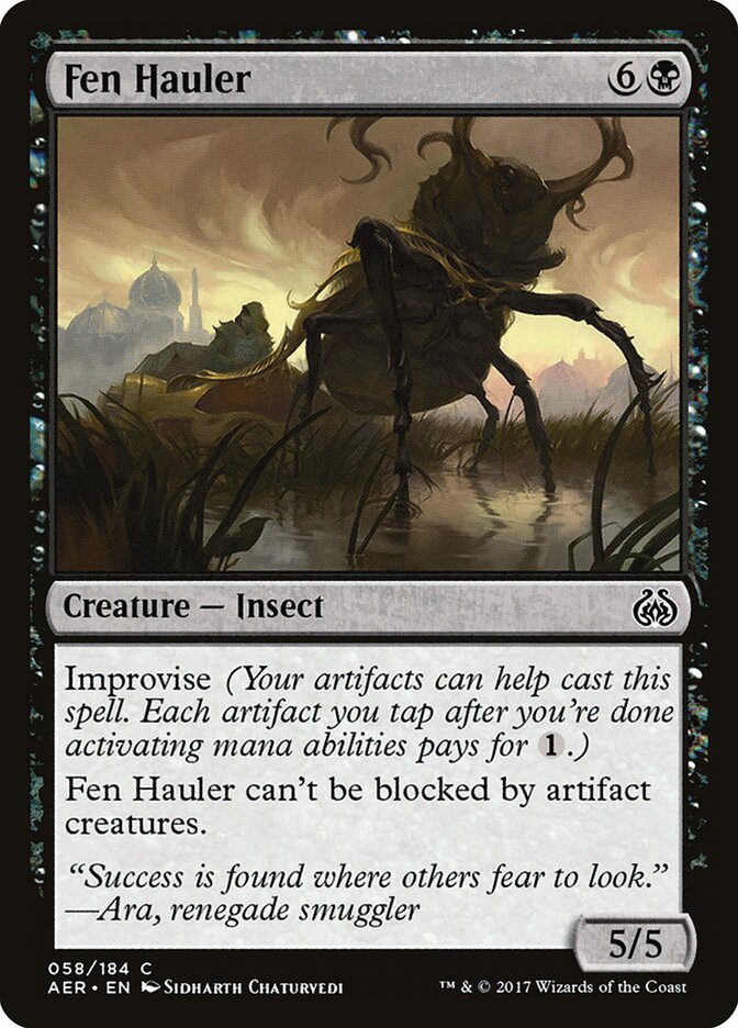 Rebocador dos Charcos / Fen Hauler - Magic: The Gathering - MoxLand