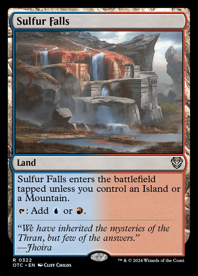 Cascata de Enxofre / Sulfur Falls - Magic: The Gathering - MoxLand