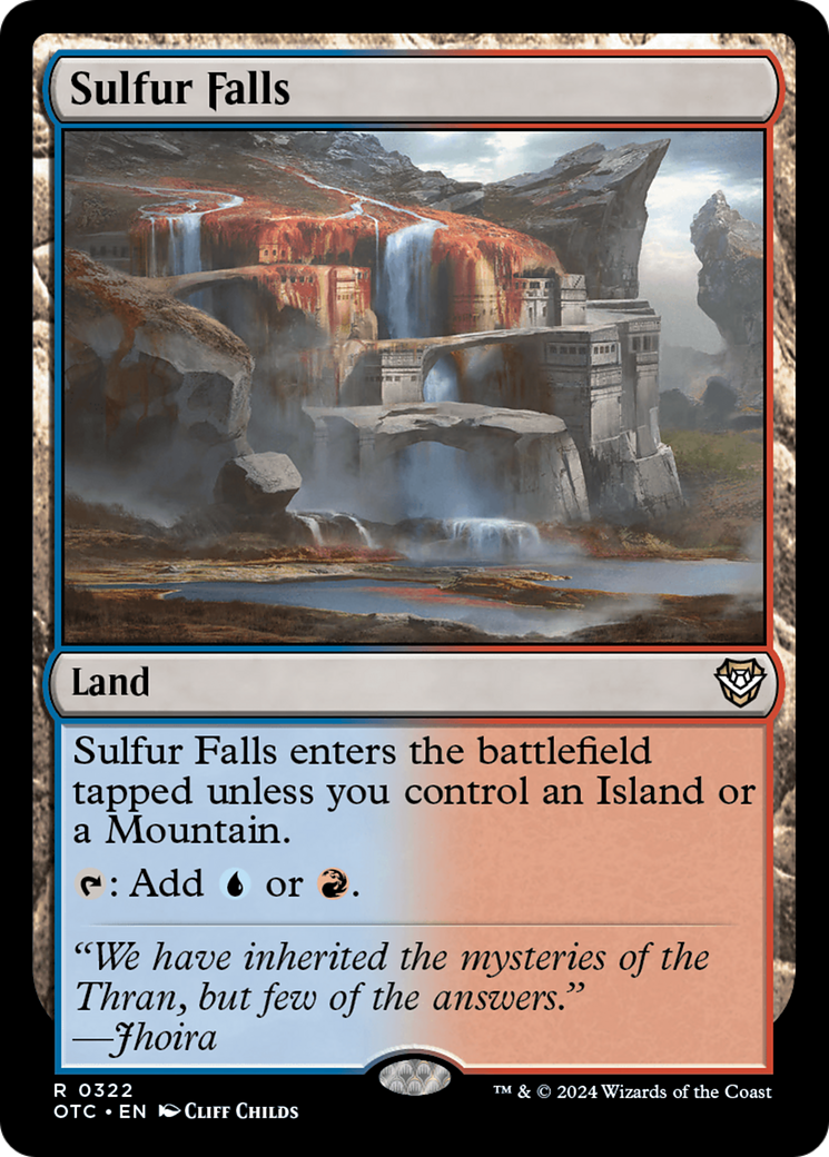 Cascata de Enxofre / Sulfur Falls - Magic: The Gathering - MoxLand