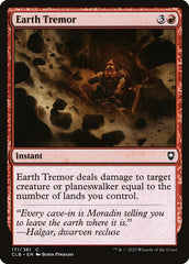Tremor de Terra / Earth Tremor - Magic: The Gathering - MoxLand