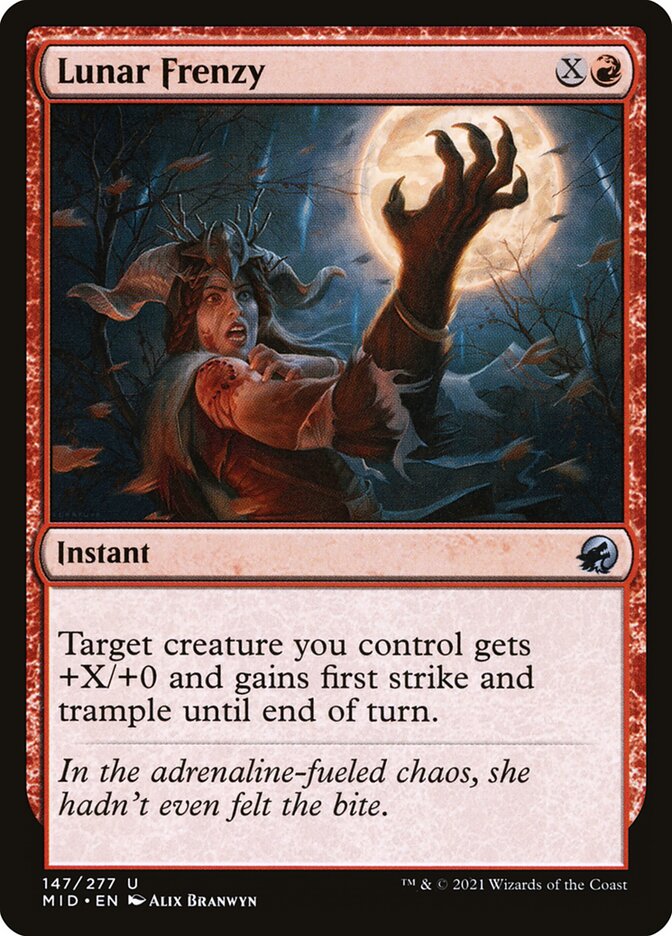 Frenesi Lunar / Lunar Frenzy - Magic: The Gathering - MoxLand