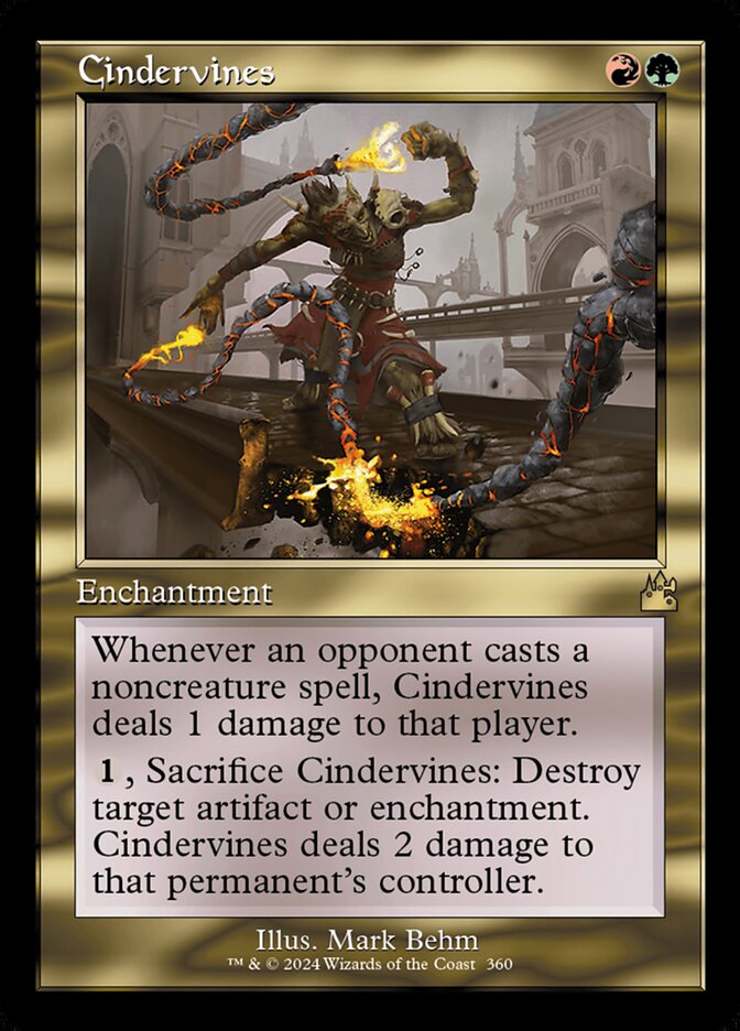 Lianas Ardentes / Cindervines - Magic: The Gathering - MoxLand