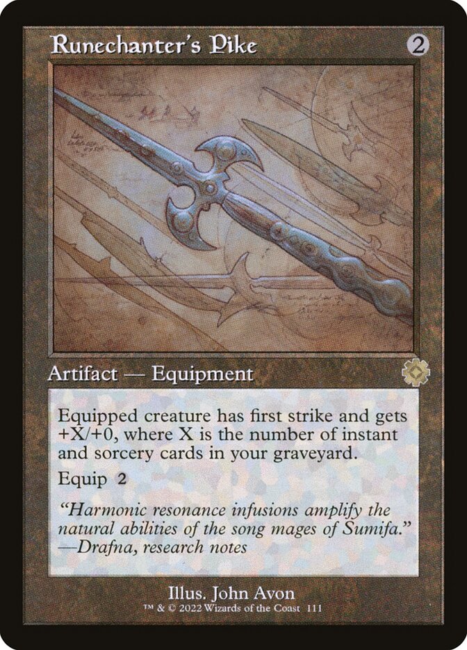 Pique do Trovador Mágico / Runechanter's Pike - Magic: The Gathering - MoxLand