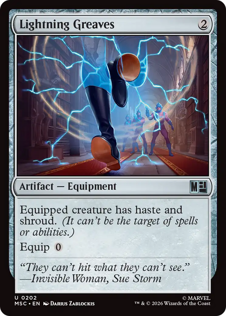 Grevas Faiscantes / Lightning Greaves - Magic: The Gathering - MoxLand
