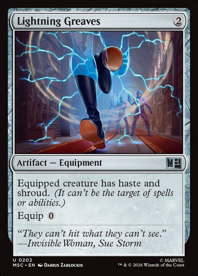 Grevas Faiscantes / Lightning Greaves - Magic: The Gathering - MoxLand