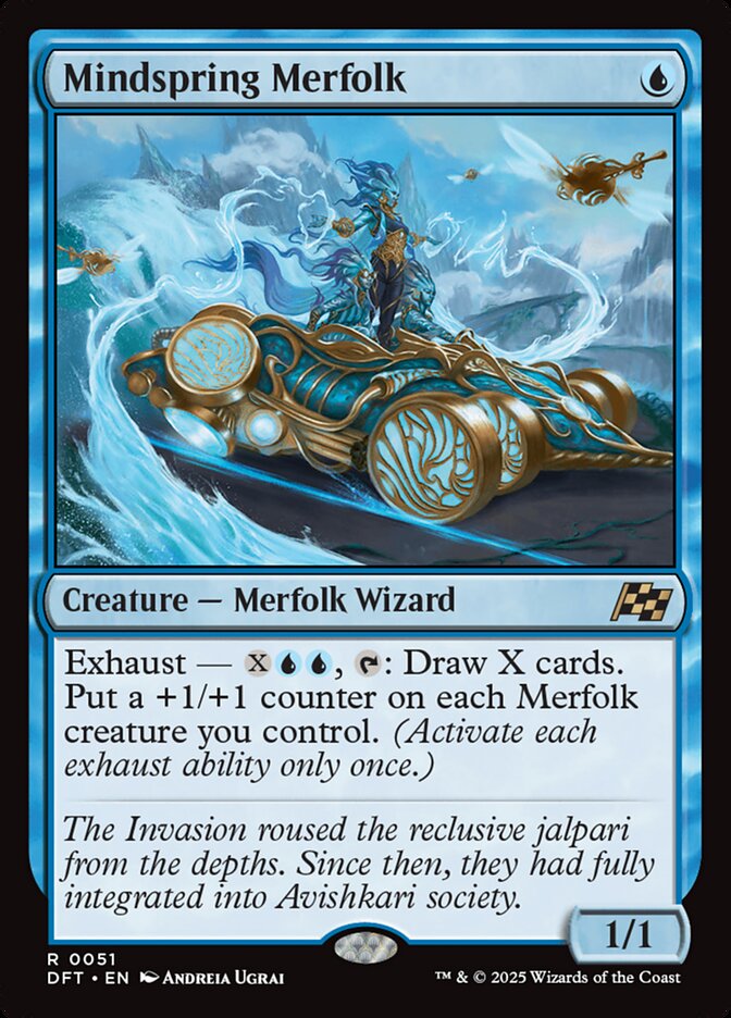 Tritã do Esguicho Mental / Mindspring Merfolk - Magic: The Gathering - MoxLand