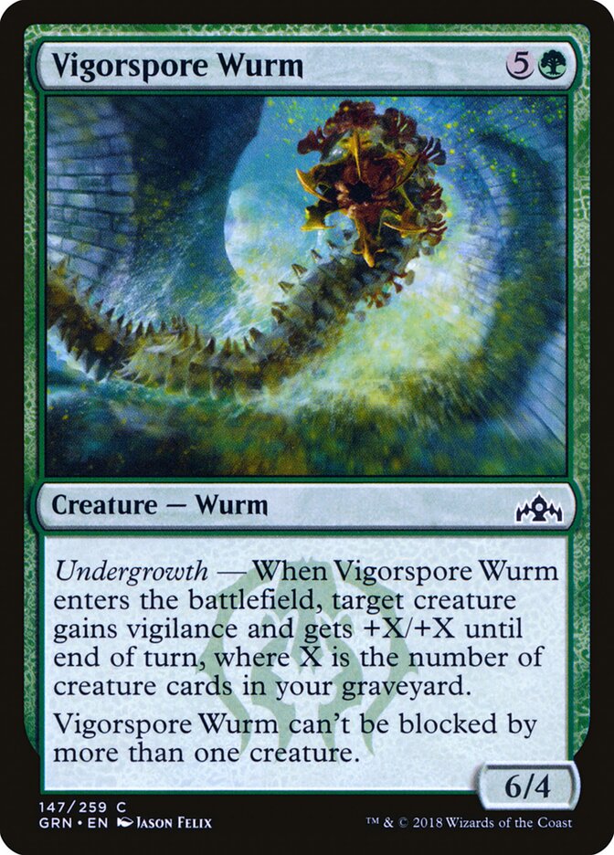 Vorme Vigorespóreo / Vigorspore Wurm - Magic: The Gathering - MoxLand