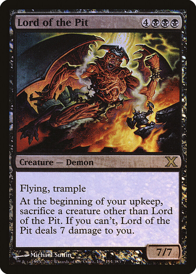 Senhor das Profundezas / Lord of the Pit - Magic: The Gathering - MoxLand