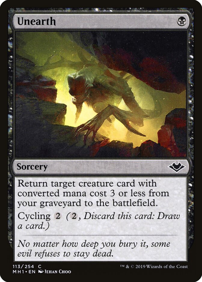 Desenterrar / Unearth - Magic: The Gathering - MoxLand