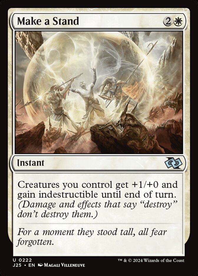Opor Resistência / Make a Stand - Magic: The Gathering - MoxLand