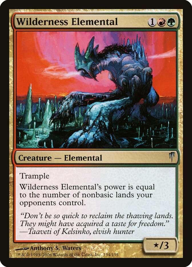 Elemental Selvático / Wilderness Elemental - Magic: The Gathering - MoxLand