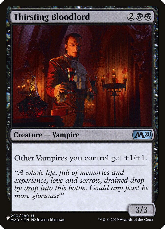 Senhor Vampiro Sedento / Thirsting Bloodlord - Magic: The Gathering - MoxLand