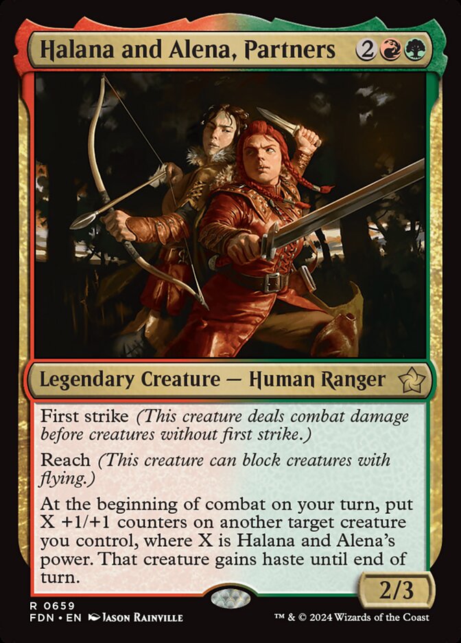 Halana e Alena, Parceiras / Halana and Alena, Partners - Magic: The Gathering - MoxLand