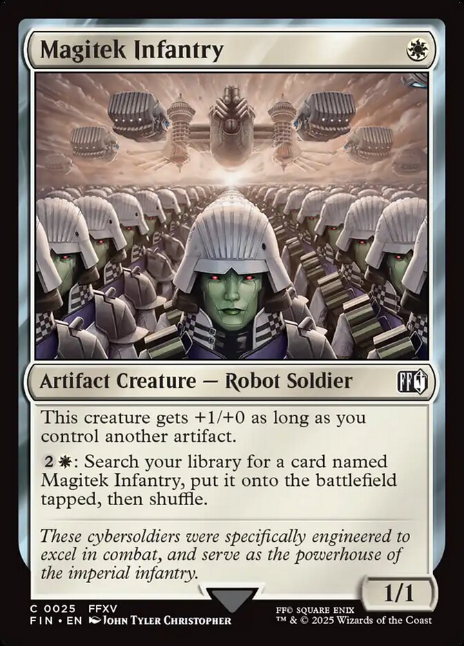 Infantaria Magitek / Magitek Infantry - Magic: The Gathering - MoxLand