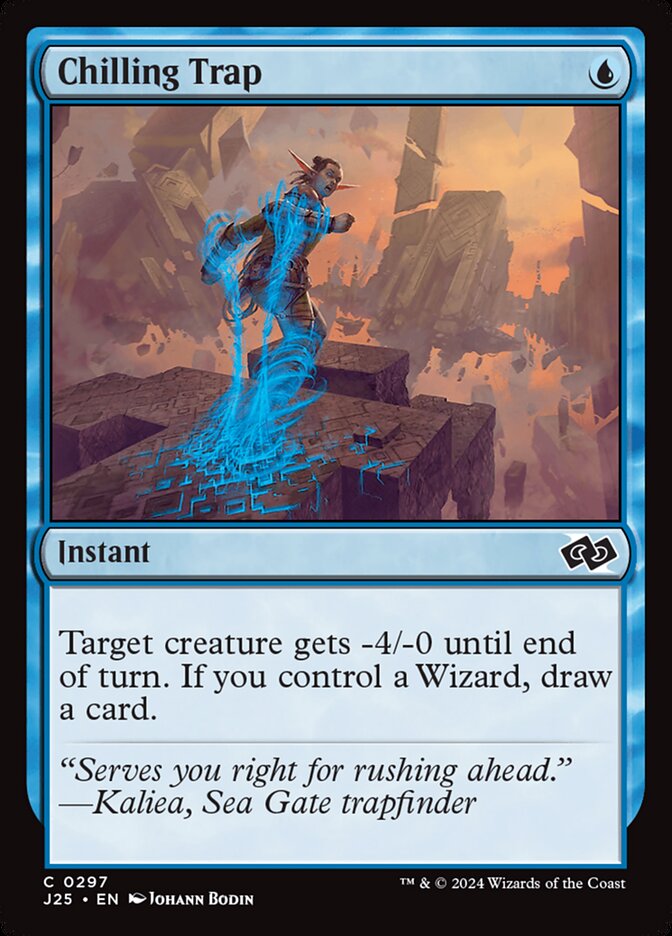 Armadilha Geladora / Chilling Trap - Magic: The Gathering - MoxLand