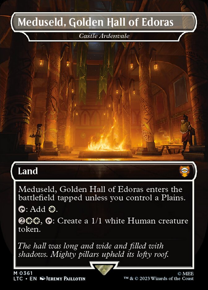 Meduseld, Paço Dourado de Edoras / Meduseld, Golden Hall of Edoras - Magic: The Gathering - MoxLand
