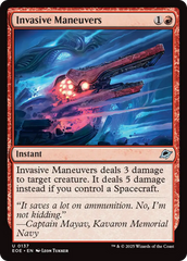 Manobras Invasivas / Invasive Maneuvers - Magic: The Gathering - MoxLand