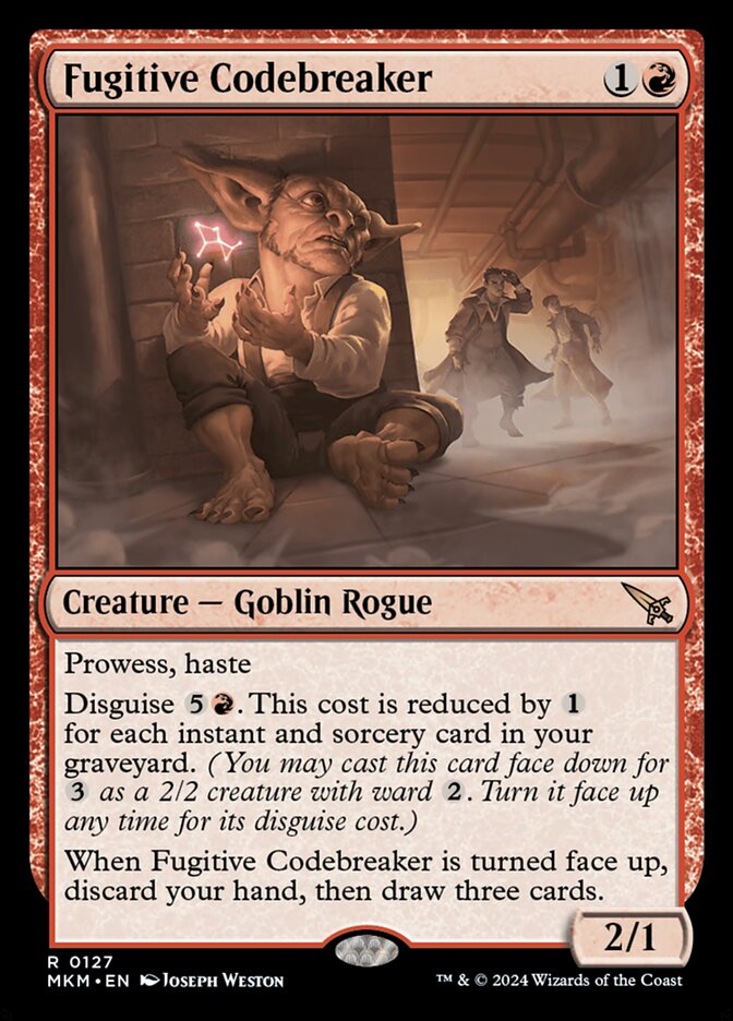 Decodificador Fugitivo / Fugitive Codebreaker - Magic: The Gathering - MoxLand