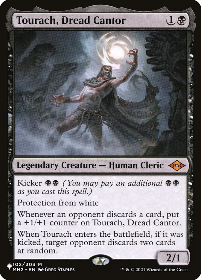 Tourach, Chantre Medonho / Tourach, Dread Cantor - Magic: The Gathering - MoxLand