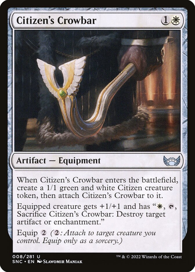 Pé de Cabra do Cidadão / Citizen's Crowbar - Magic: The Gathering - MoxLand