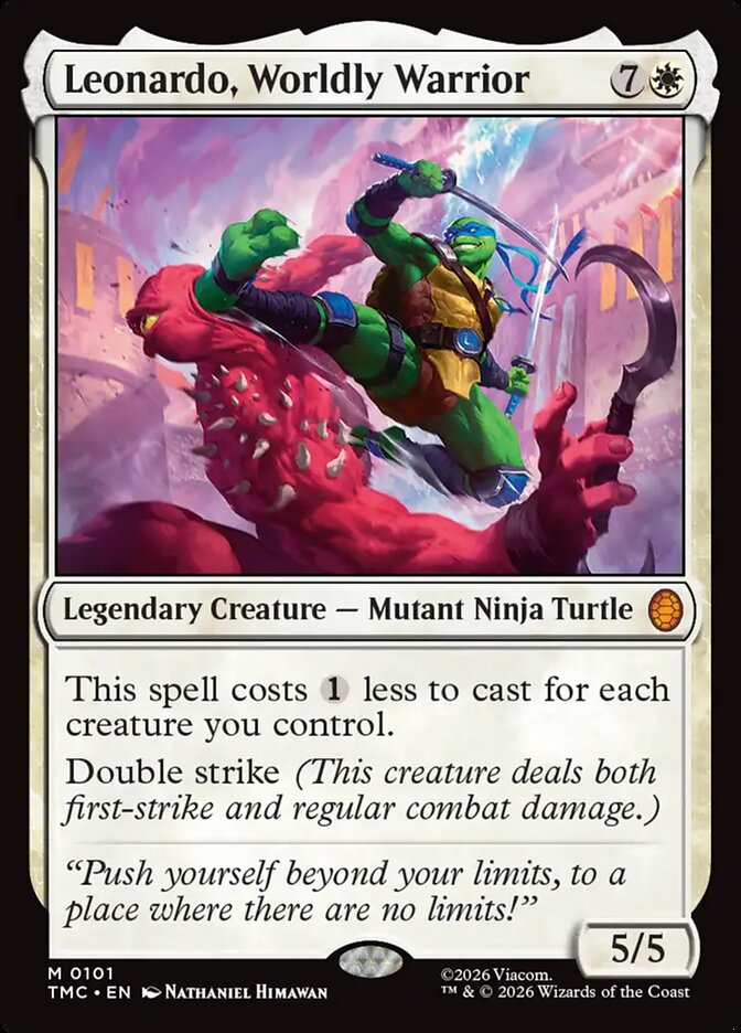 Leonardo, Worldly Warrior - Magic: The Gathering - MoxLand