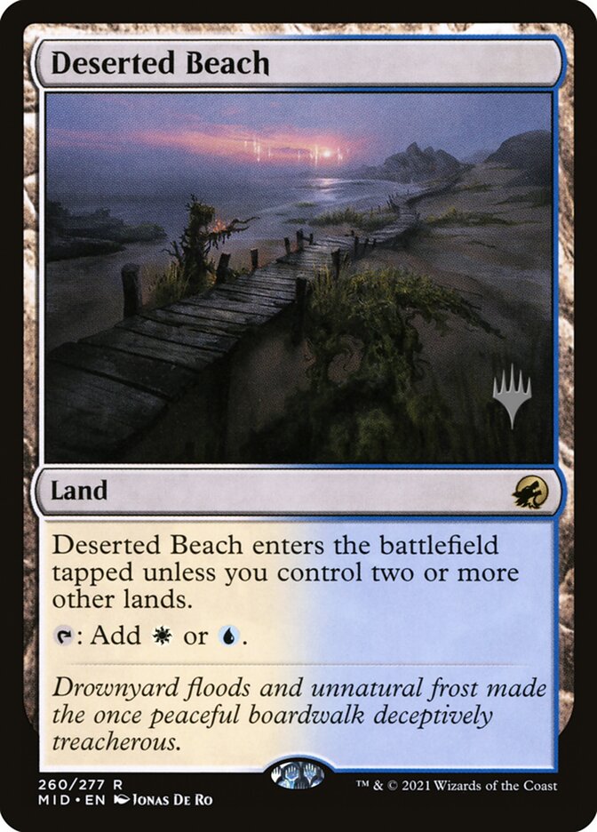 Praia Deserta / Deserted Beach - Magic: The Gathering - MoxLand