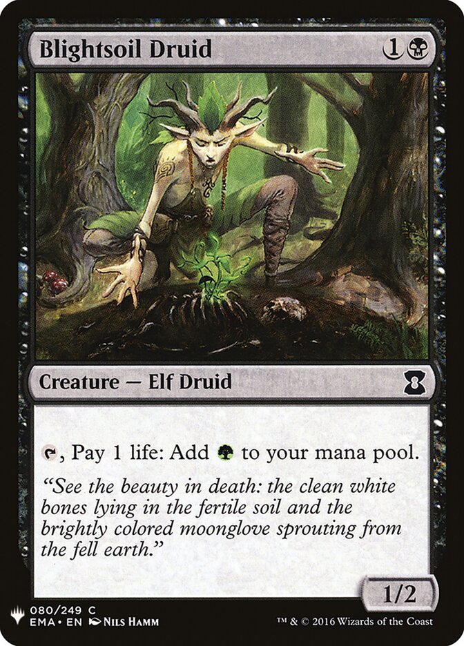 Druida da Terra Árida / Blightsoil Druid - Magic: The Gathering - MoxLand
