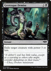 Fim Grotesco / Grotesque Demise - Magic: The Gathering - MoxLand
