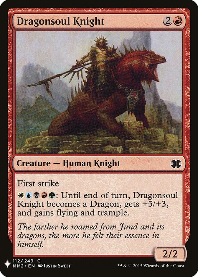 Cavaleiro Alma-de-Dragão / Dragonsoul Knight - Magic: The Gathering - MoxLand