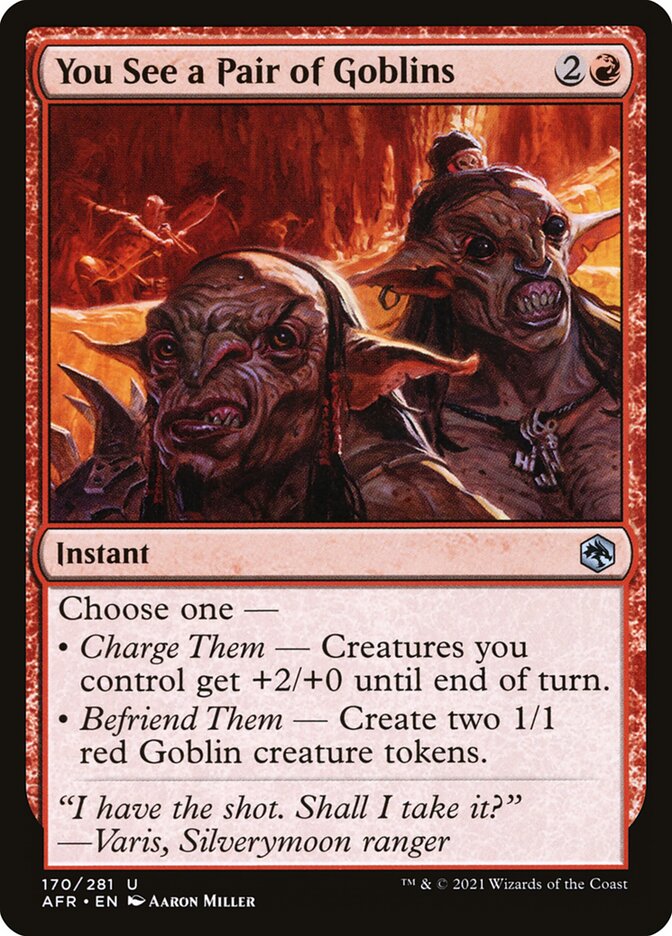 Vocês Veem Dois Goblins / You See a Pair of Goblins - Magic: The Gathering - MoxLand