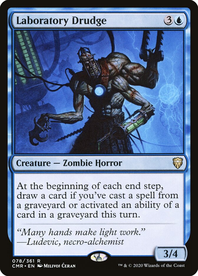 Servo do Laboratório / Laboratory Drudge - Magic: The Gathering - MoxLand