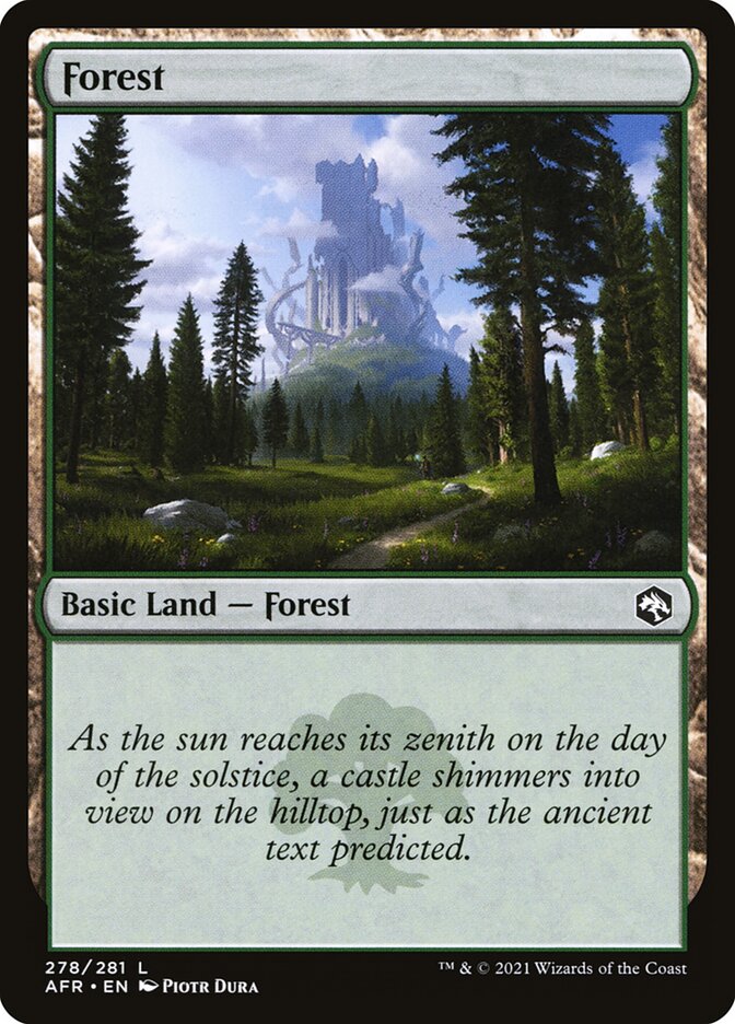 Floresta / Forest - Magic: The Gathering - MoxLand