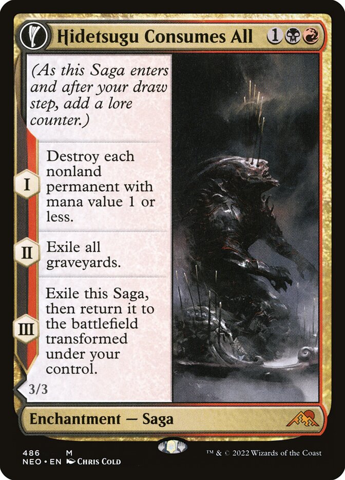 Hidetsugu, o Grande Devorador / Hidetsugu Consumes All - Magic: The Gathering - MoxLand