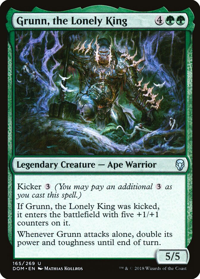 Grunn, o Rei Solitário / Grunn, the Lonely King - Magic: The Gathering - MoxLand